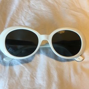 Ysl surf white goggle sunglasses